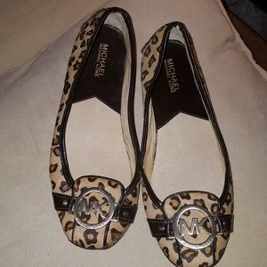 Michael Kors Real Animal Fur Ballet Flats